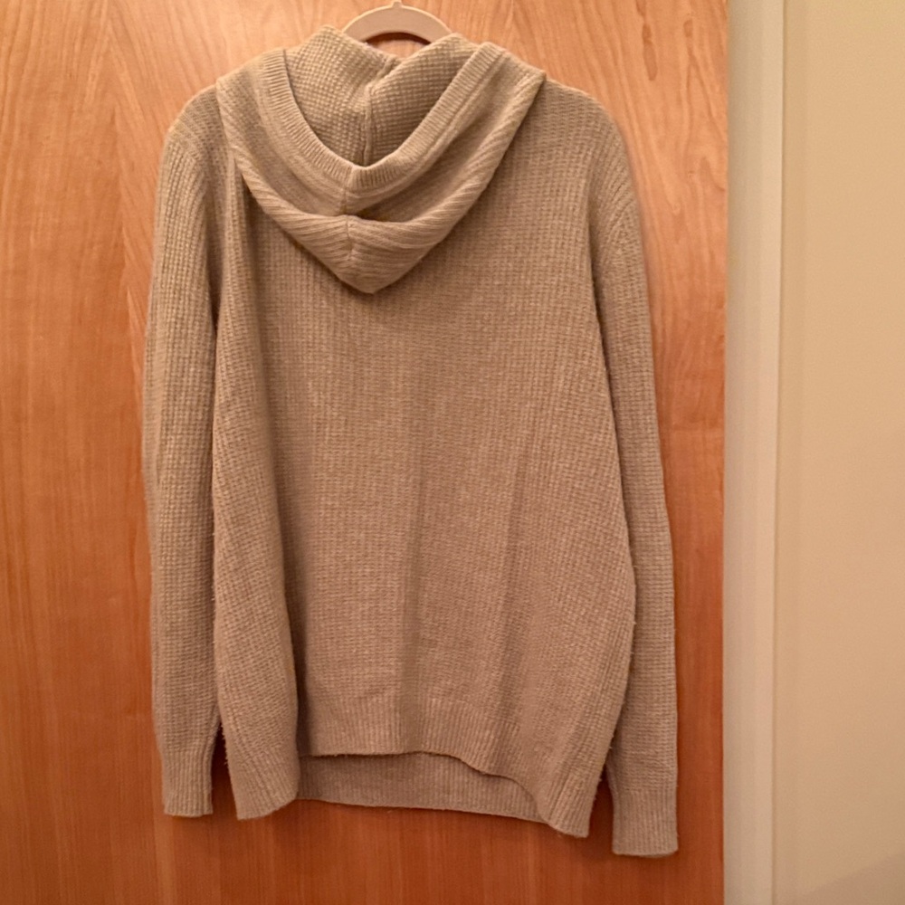 VINCE OATMEAL CASHMERE KNIT SWEATER, SIZE XL - Picture 3 of 4